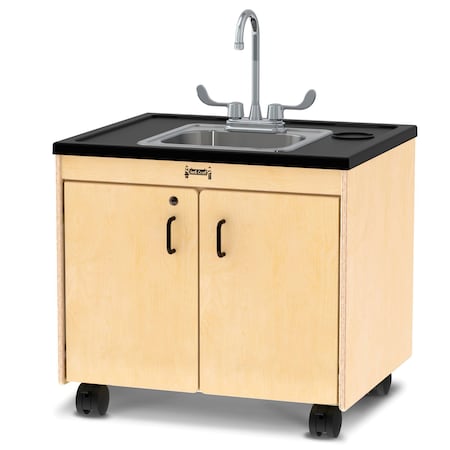 Jonti-Craft Clean Hands Helper Portable Sink, 26 in. Counter, Stainless Steel Sink 1371JC
